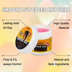 Goiple no-flake gel for braids that tame frizz on cornrows
