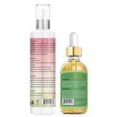 Goiple Rose Water mist hydrates braids for natural luster.