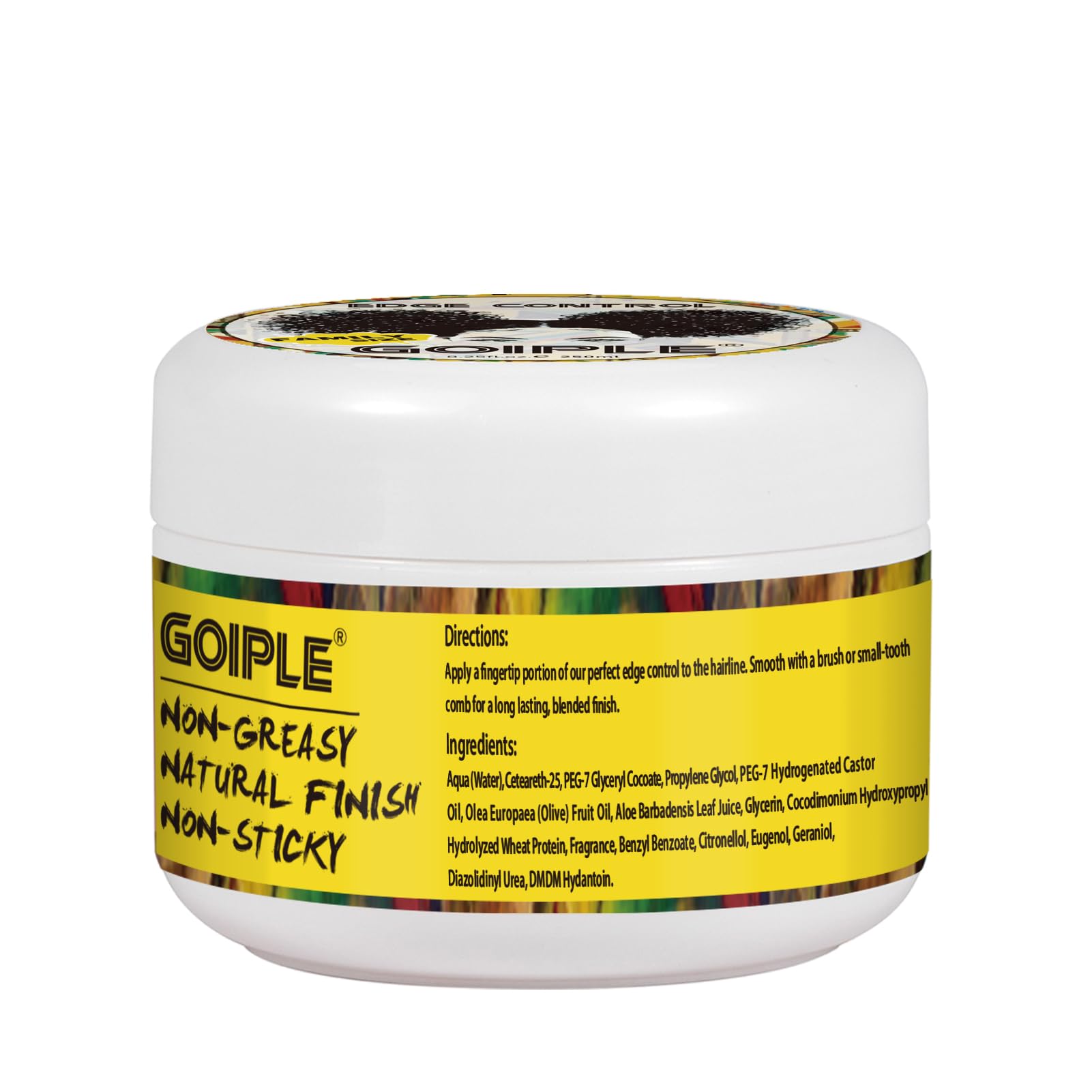 Goiple edge control wax 24h hold demonstrates long-lasting performance.