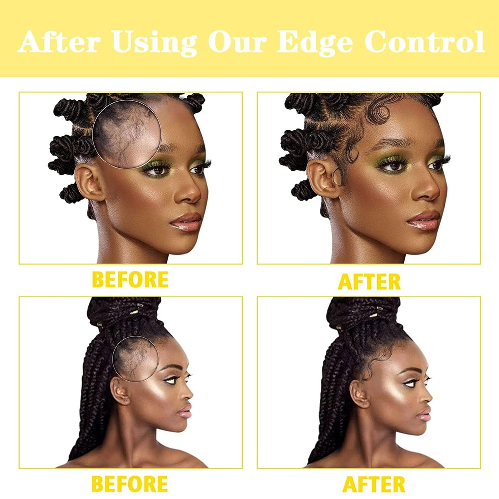 Goiple edge control wax packaging front highlights value and large 8.25oz size.