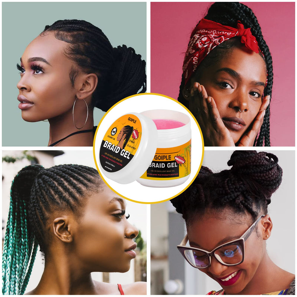 Goiple family-size braiding gel shareable 16 oz for multiple styles