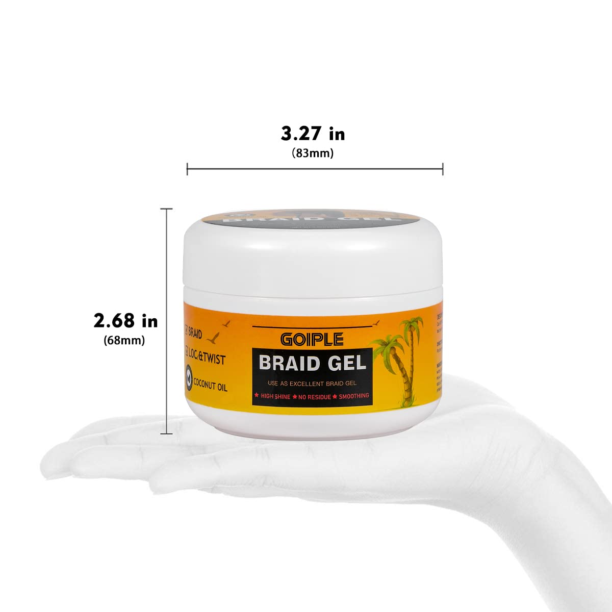 Hair clip included supports quick styling while shaping braids