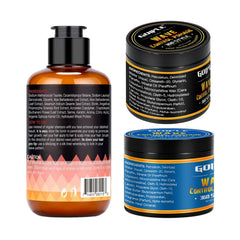 Goiple lifestyle shot of a man with defined waves using the product.