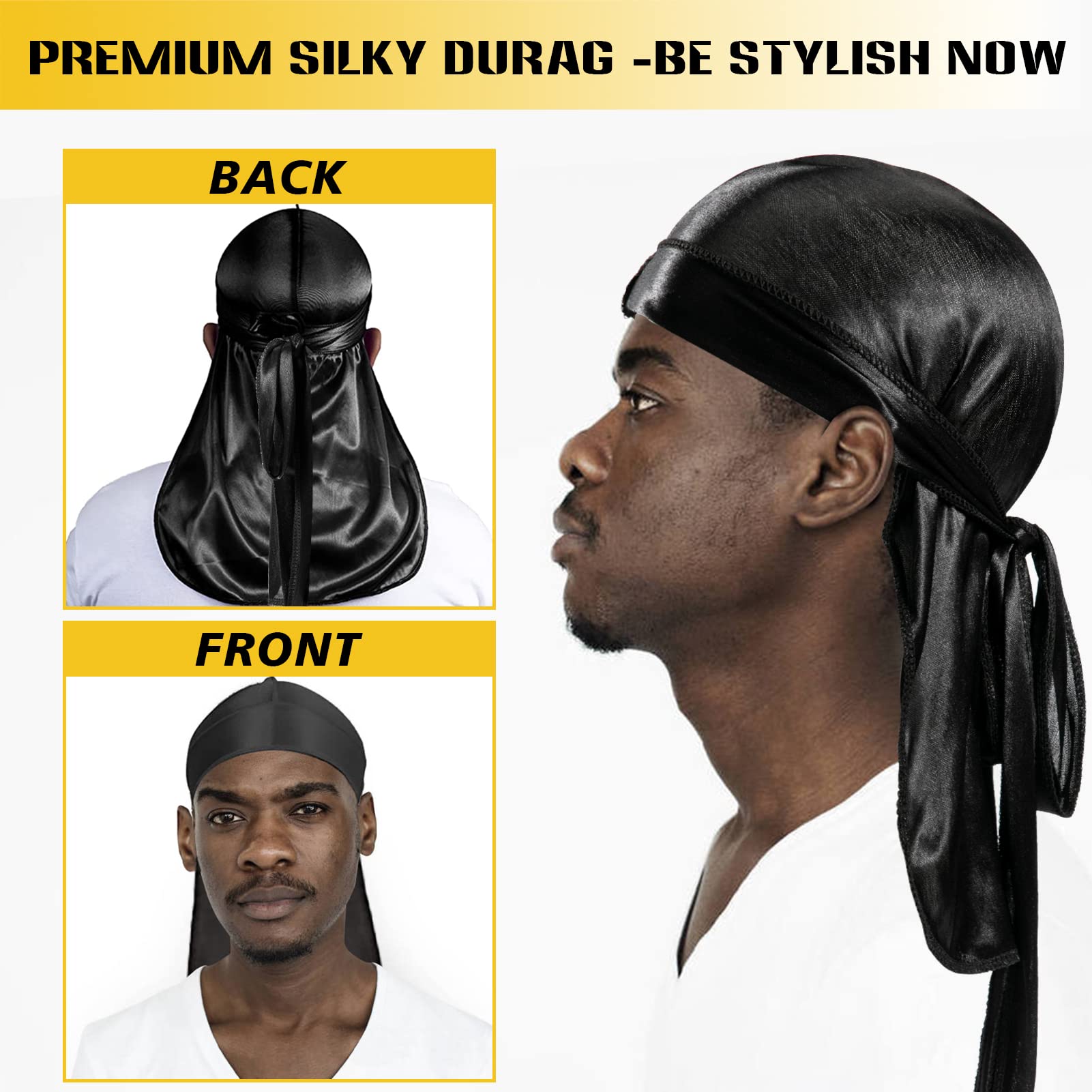 Goiple all-in-one wave kit packaging with pomade, brushes, and durag.