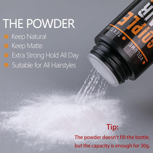 Goiple powder texture application demonstrates easy texture creation without greasy residue