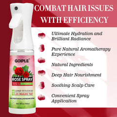 Goiple Rose Water Hair Loc Spray rose-water blend visible on locs.