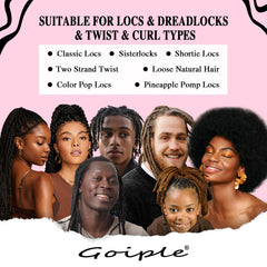 Goiple Rose Water Spray adds luminous shine to twisted or braided styles.