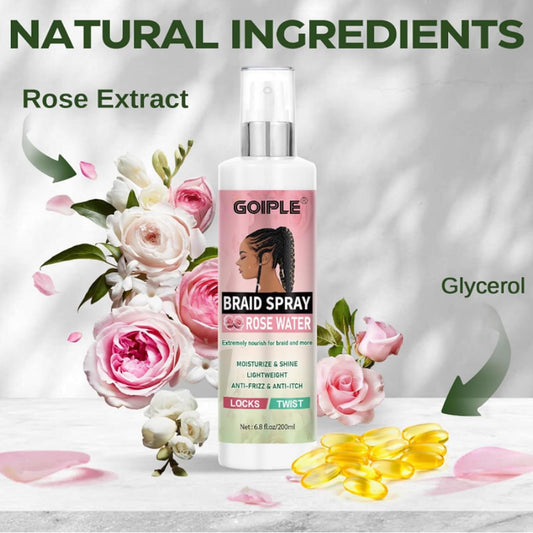 Goiple Rosemary Oil bottle supports healthy roots and smoother growth.