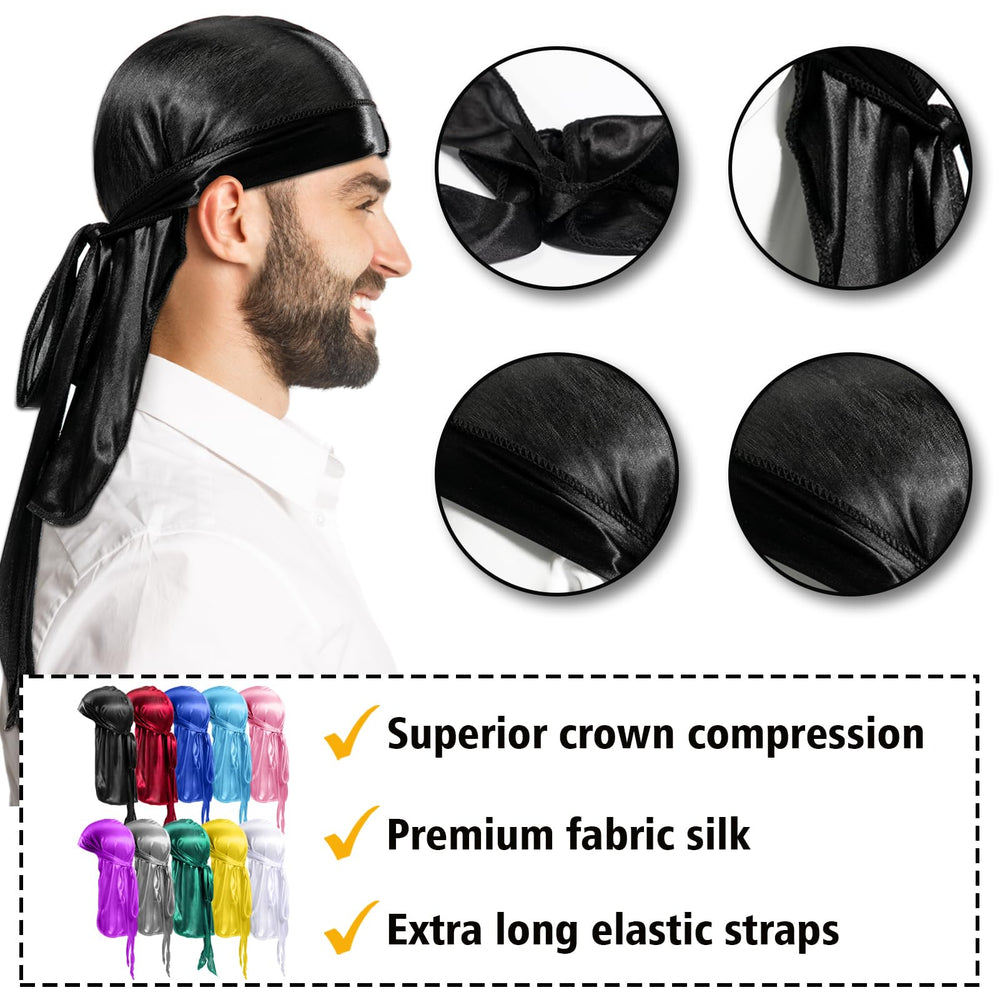 Goiple travel kit includes brushes and durags for quick styling