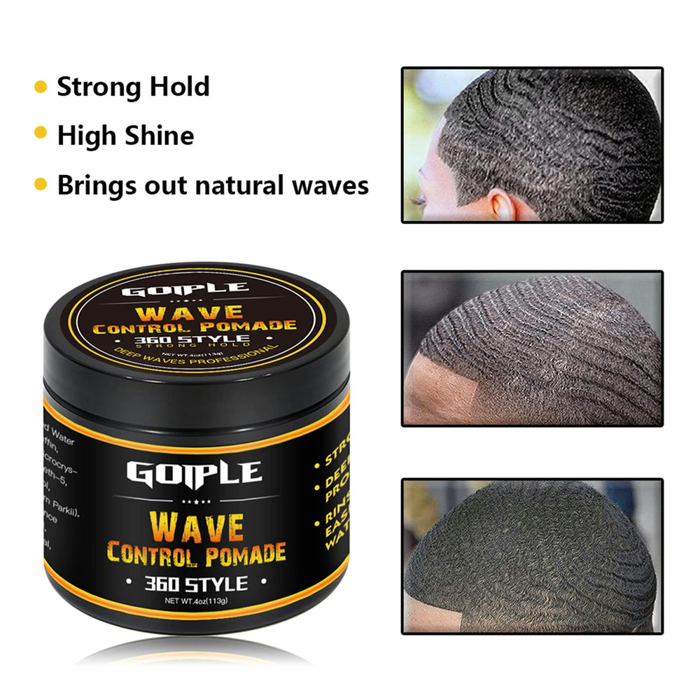 Moisturized waves and silky shine from Goiple pomade
