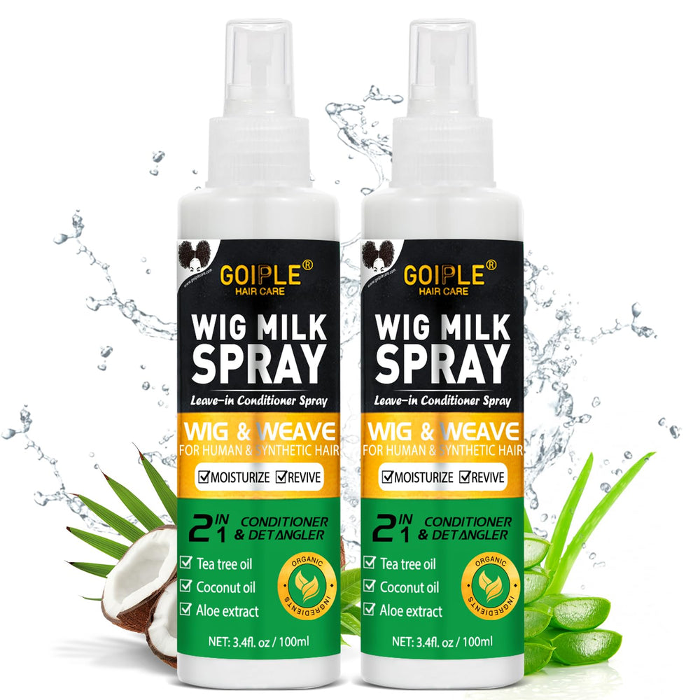 Goiple Wig Milk Spray bottle for easy conditioning of synthetic wigs.