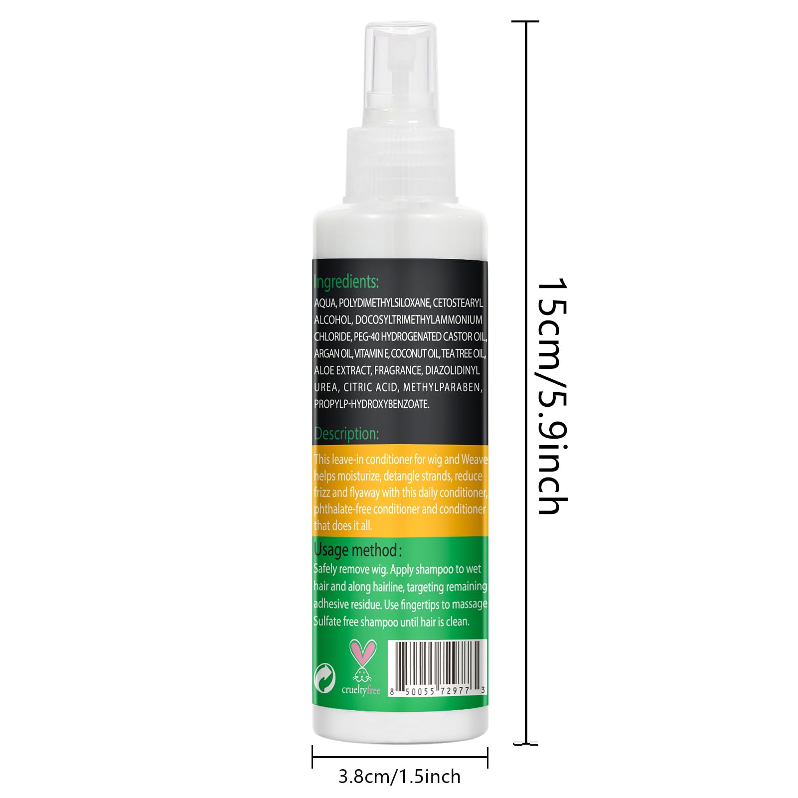 Goiple Wig Milk Spray easy daily styling and combing for wigs.