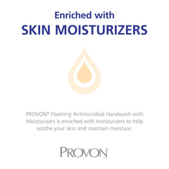 Pre-lathered foam provides quick cleansing with gentle feel.