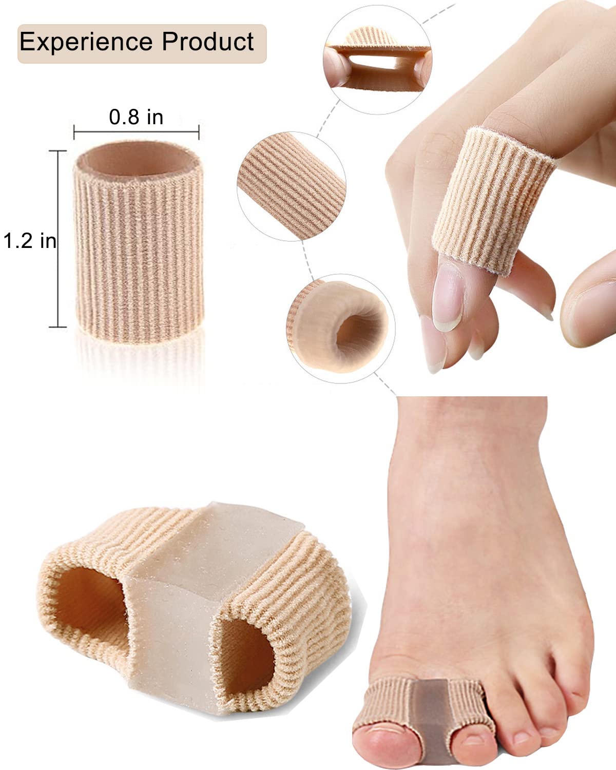 Golbylicc bunion pain relief in use; cushions rubbing points