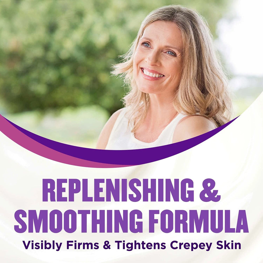 Gold Bond Age Renew Crepe Corrector label detail reinforces trusted skincare identity.