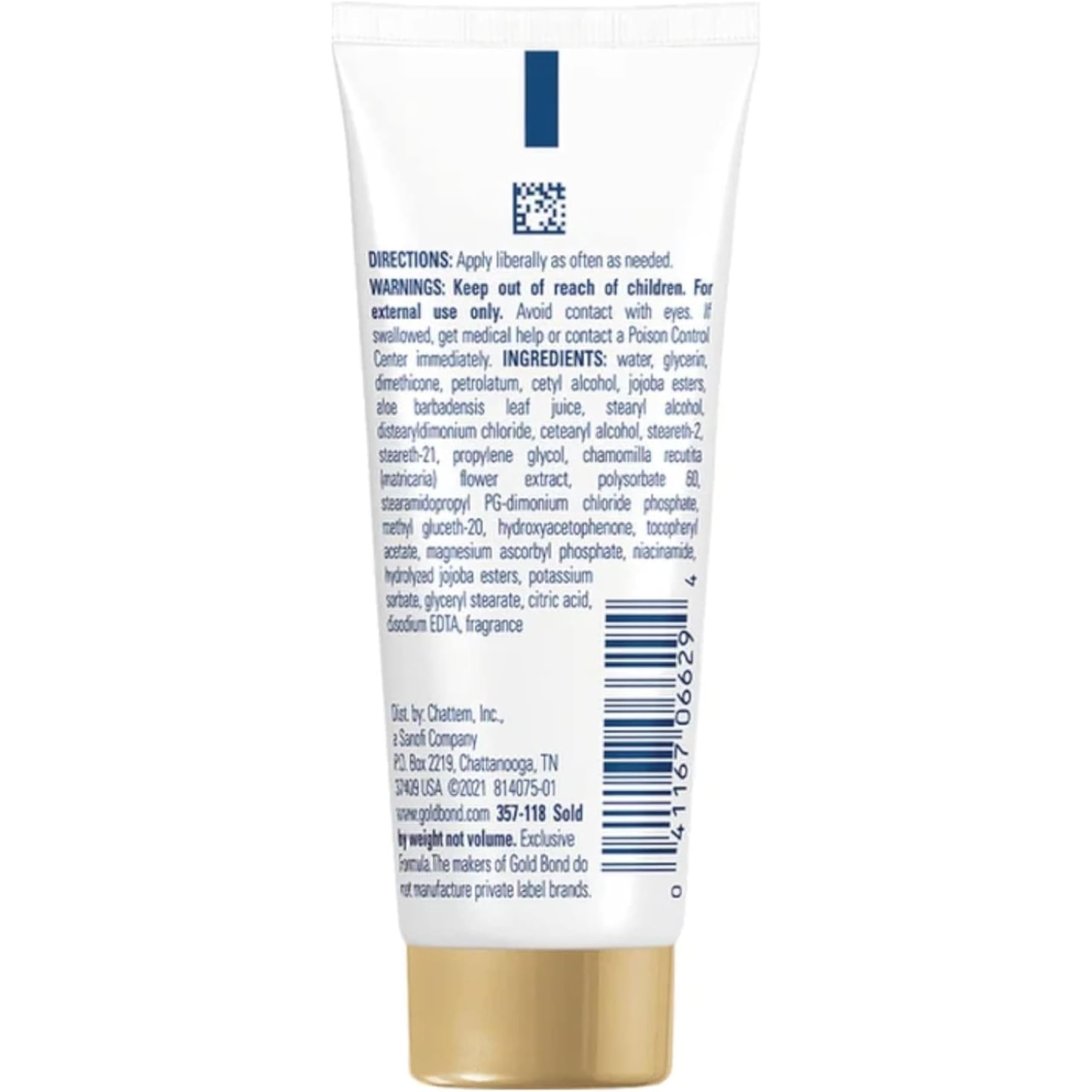 Gold Bond Ultimate Skin Therapy Cream fragrance-free formula reduces sensitivity concerns.