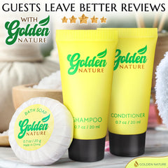 Golden Nature jasmine scented bath products set creates spa-like guest experiences