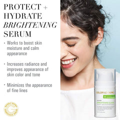Serum texture on hand shows smooth, even-toned, hydrated finish