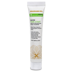 GOLDFADEN MD Pure Start Gentle Cleanser bottle with grapefruit oil for detoxifying cleanse.
