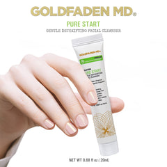 GOLDFADEN MD Pure Start rose hip seed oil hydration focus.
