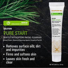 GOLDFADEN MD Pure Start seaweed extract visible moisture-boost elements.