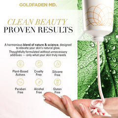 GOLDFADEN MD Radiance Whip mask peptide action highlights tone refinement