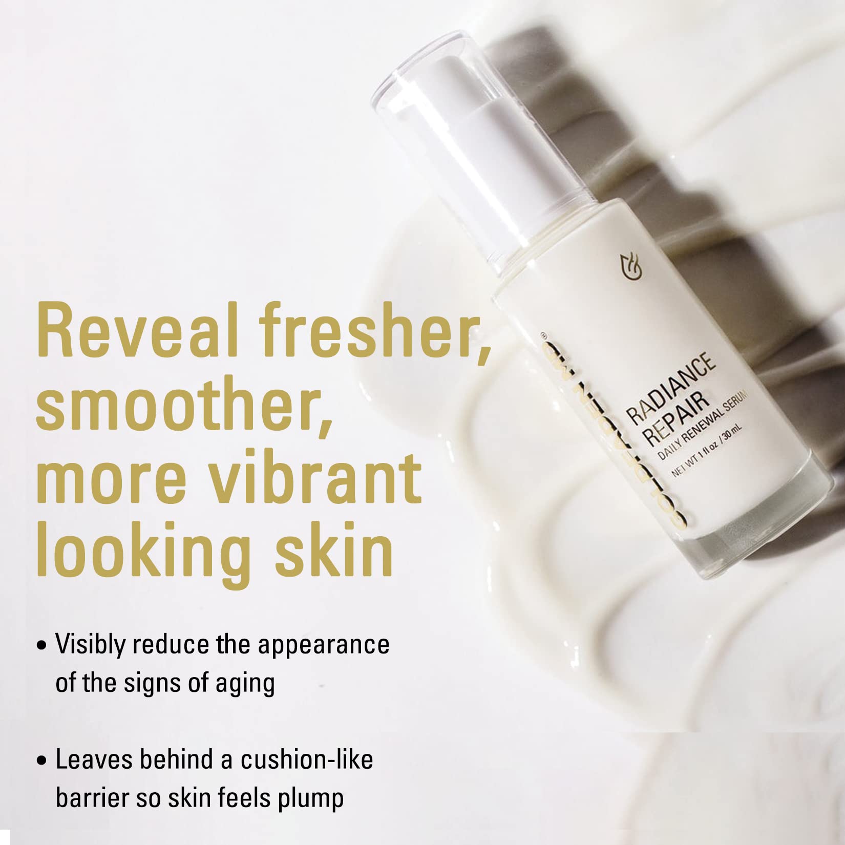 Goldfaden MD close-up reveals a cushiony texture suitable for day wear.