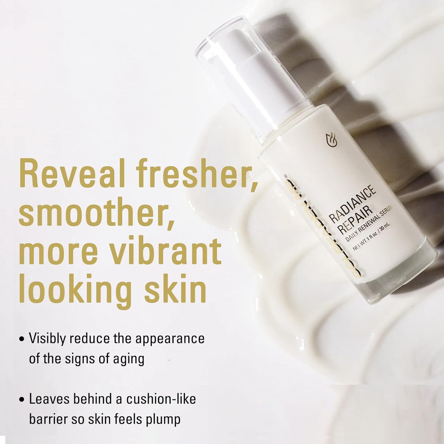 GOLDFADEN MD Radiance Repair product with dropper showing nutrient-rich formula delivery.