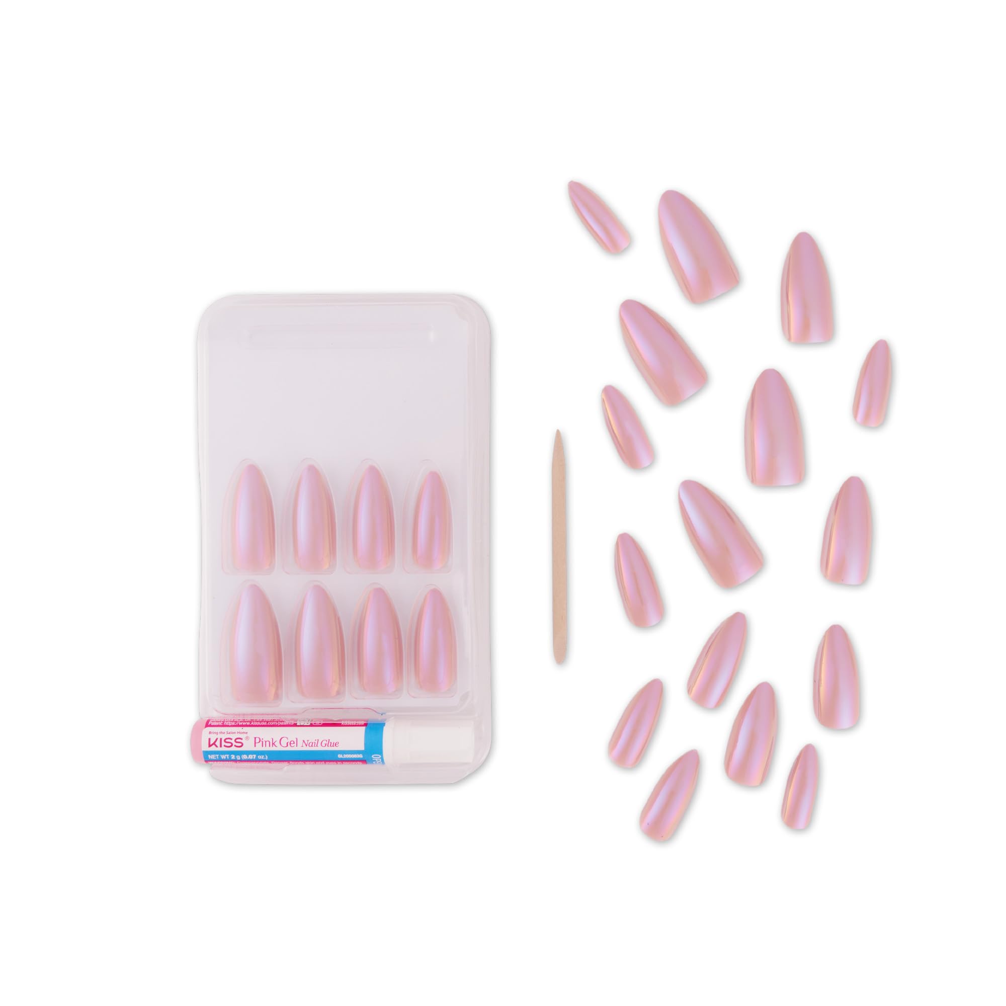 Goldfinger manicure stick guiding precise nail placement
