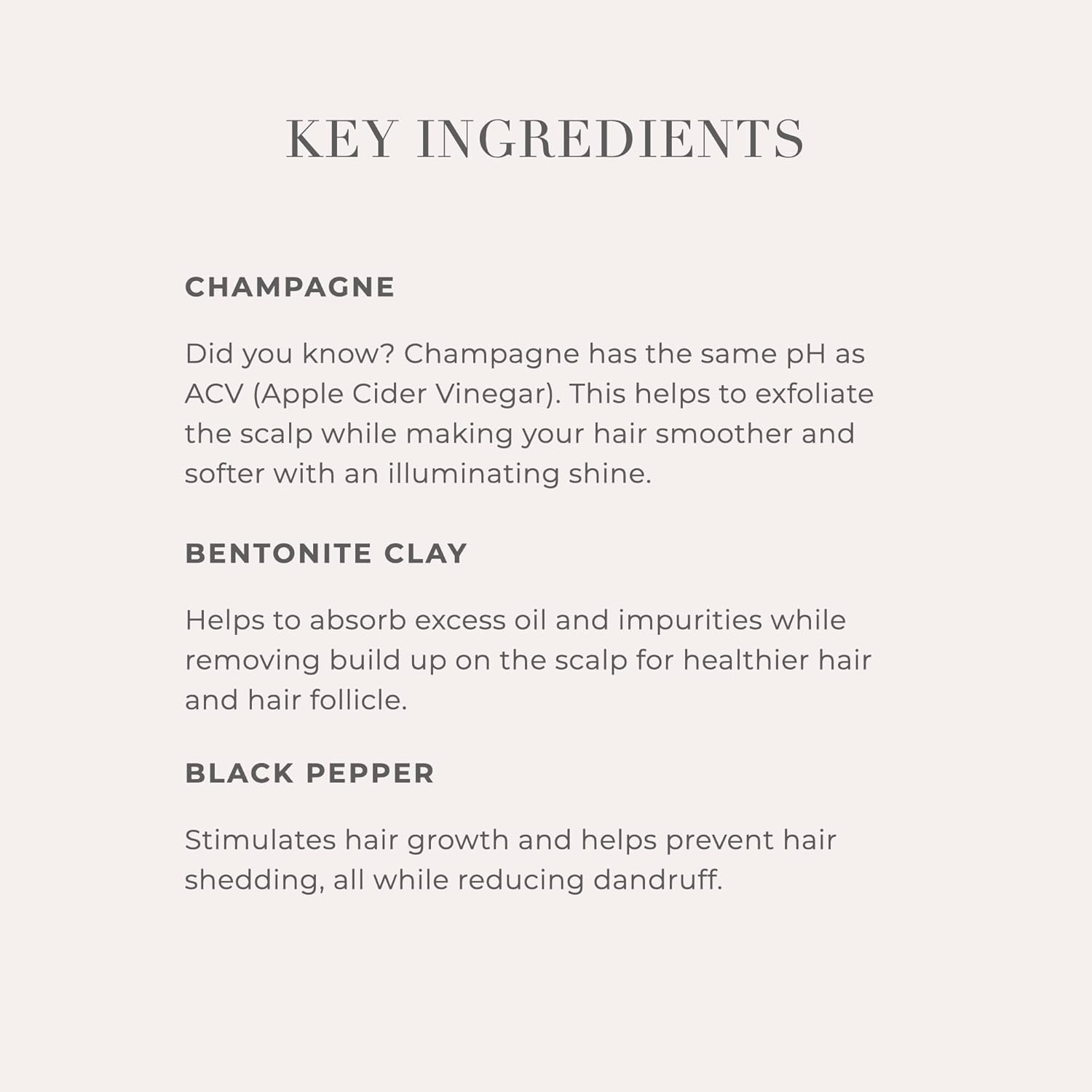 Goldie Locks Clarifying Shampoo safe for extensions during detox regimen.
