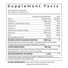 Goldie Locks on shelf during skincare ritual for consistency