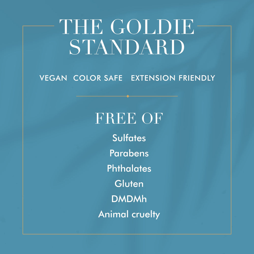 Goldie Locks color-treated and extension-safe formula.