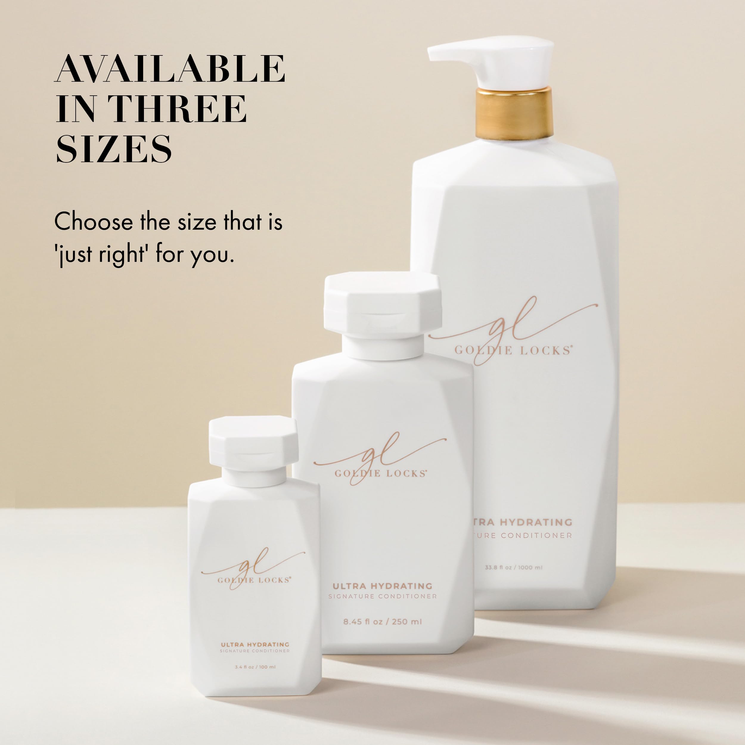 Goldie Locks travel-size packaging demonstrates color-safe formula safe for treated hair and extensions