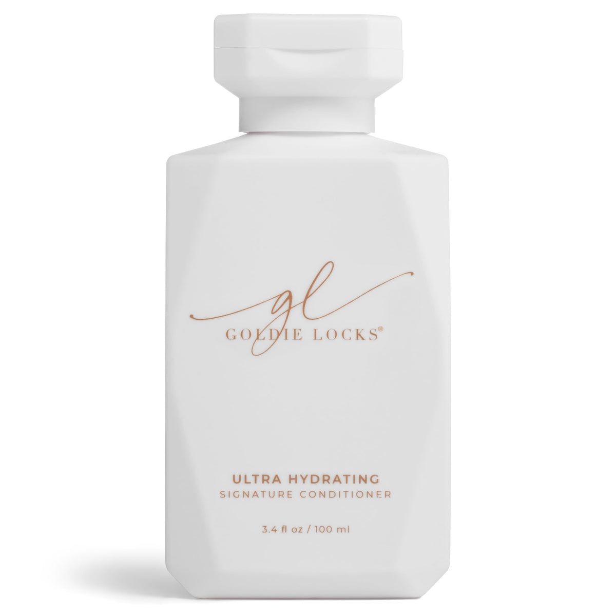 Goldie Locks travel-size ultra hydrating conditioner bottle pour for on-the-go smoothing