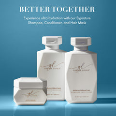 Goldie Locks travel-size conditioner in travel bag ready for convenience