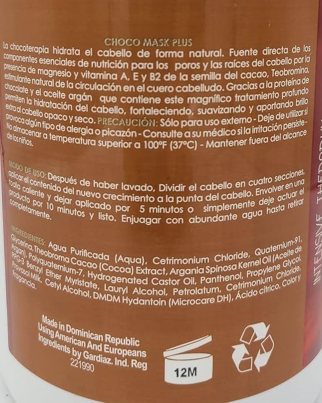 Golez Choco Mask Plus hair application demonstrates deep hydration in action.