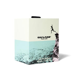 GOLF LE FLEUR French Waltz packaging on display communicates chic fragrance.