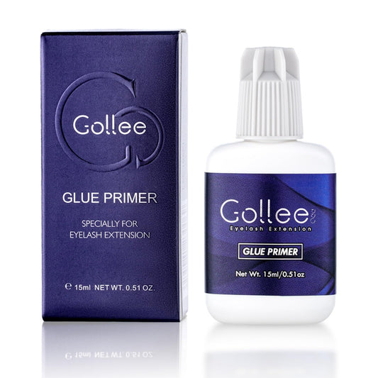 GOLLEEPRO eyelash primer bottle ready for pre-treatment cleansing to boost adhesion