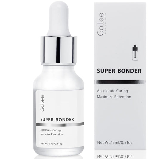 GOLLEEPRO Lash Bonder bottle close-up showing clear seal and brand name