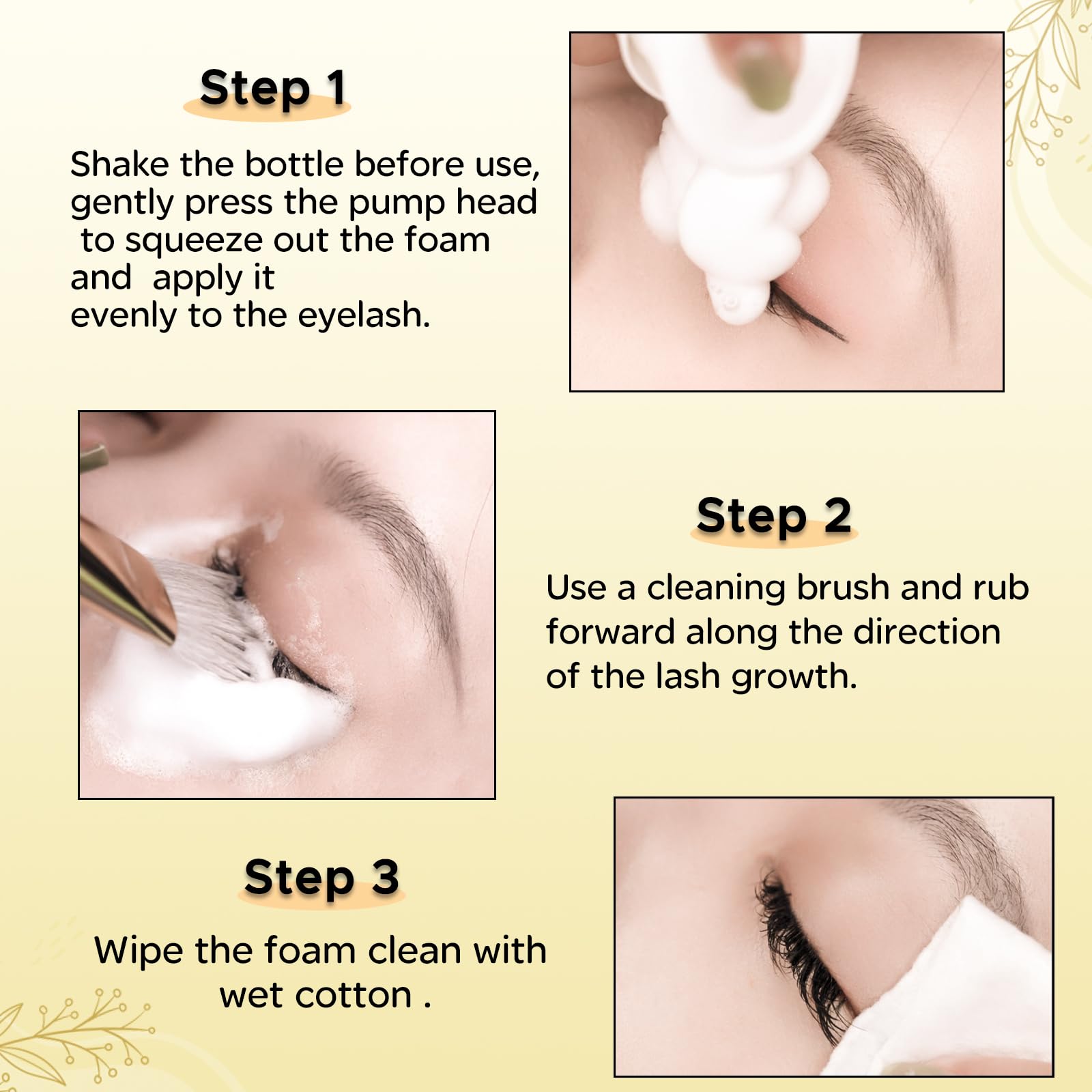 GOLLEEPRO Lash Shampoo used in salon settings for lash care.