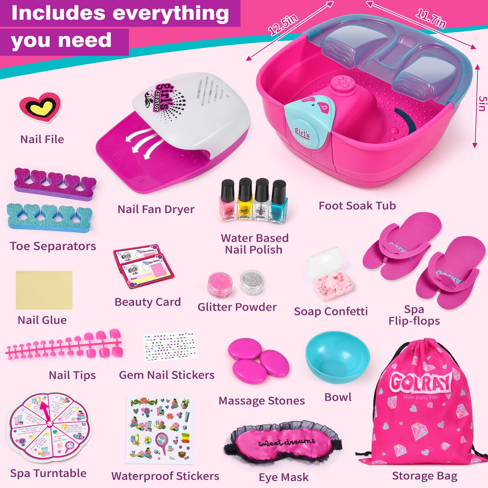 Golray nail art kit enables creative, kid-friendly nail design sessions