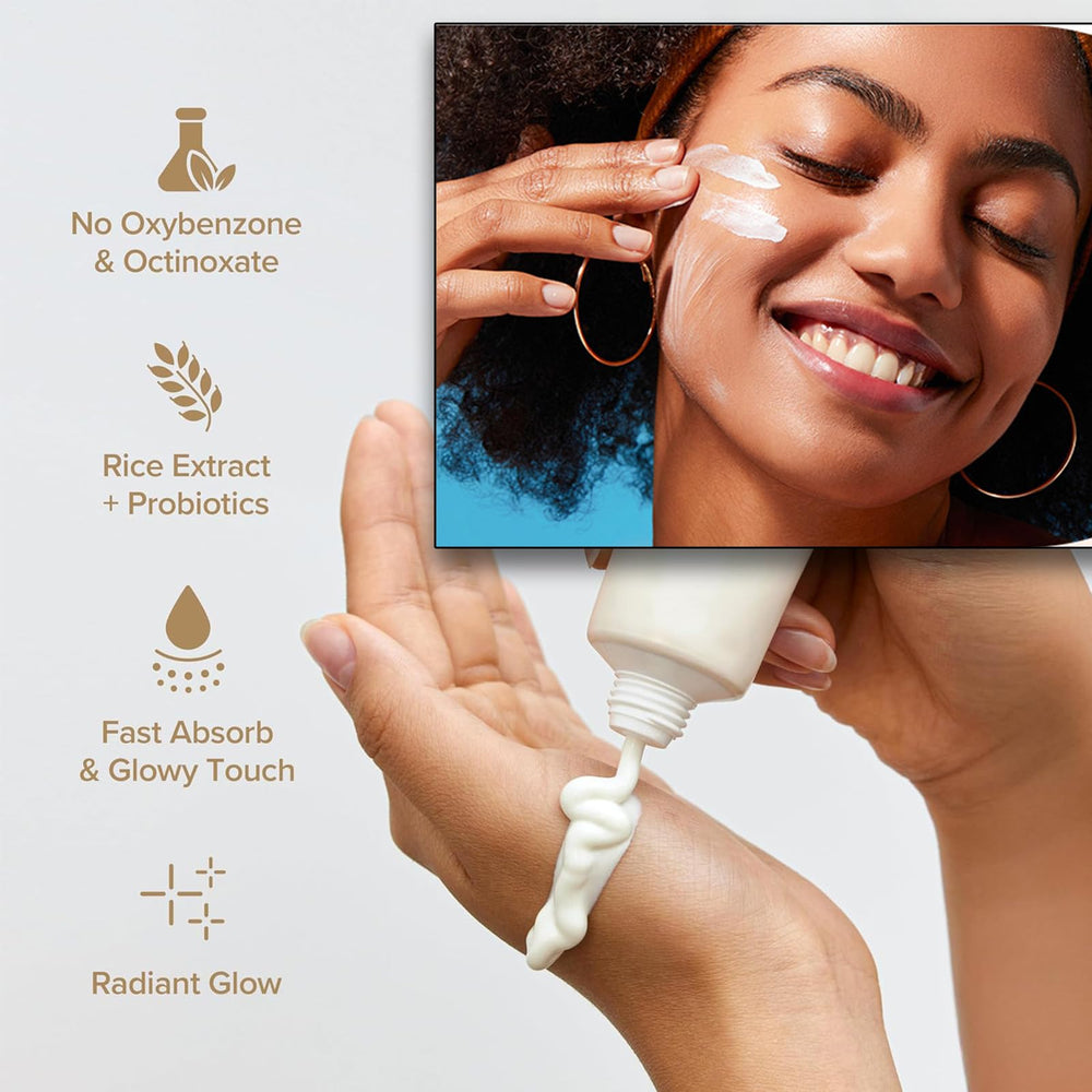 Gonalulu Relief Sun packaging showing organic Korean formula and probiotic blend