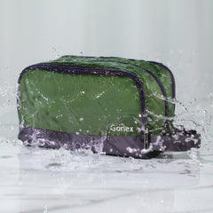Gonex travel toiletry bag compact packable design fits in duffel.