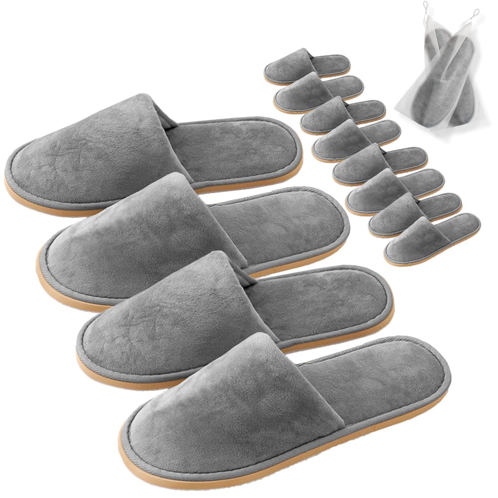 GONG GONG crystal velvet guest slippers – plush texture close-up