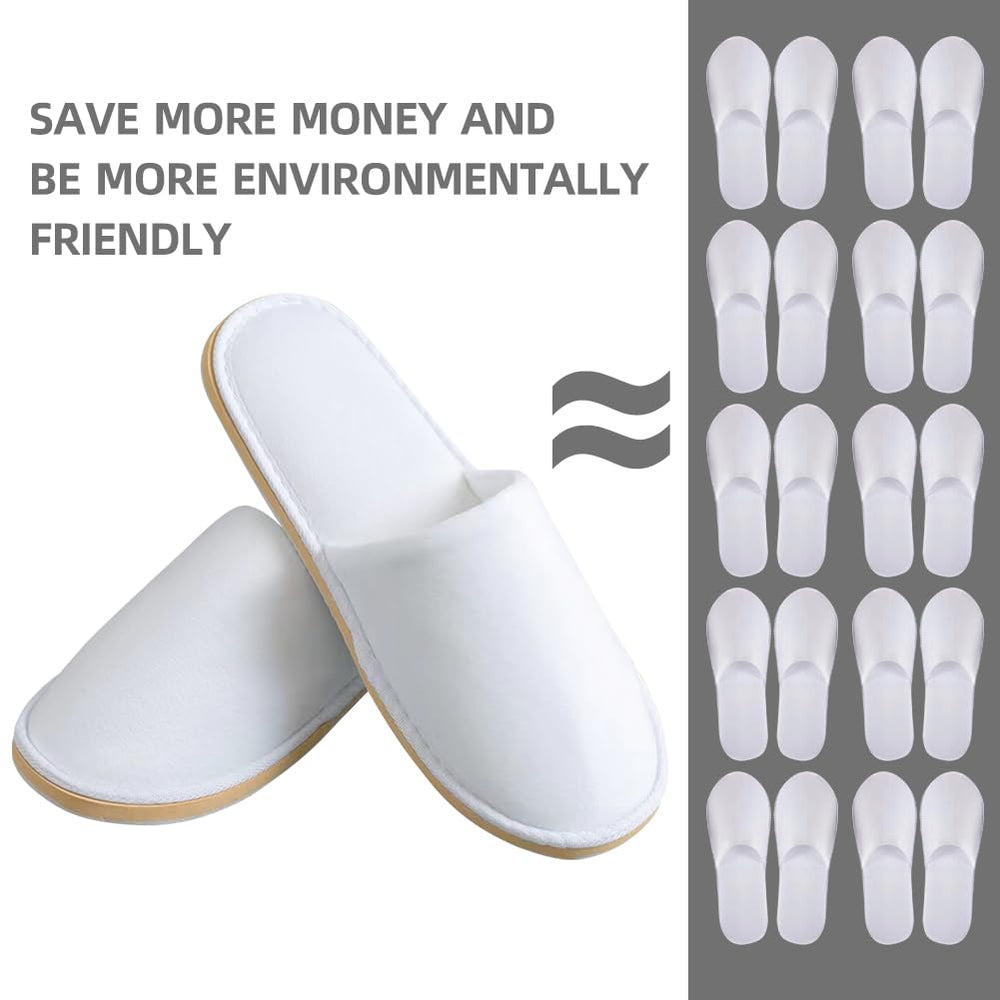 GONG GONG individually wrapped six-pair slippers ensure clean hospitality amenities.