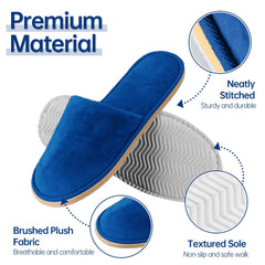 GONG GONG washable slippers with machine-washable fabric for easy care and reuse.