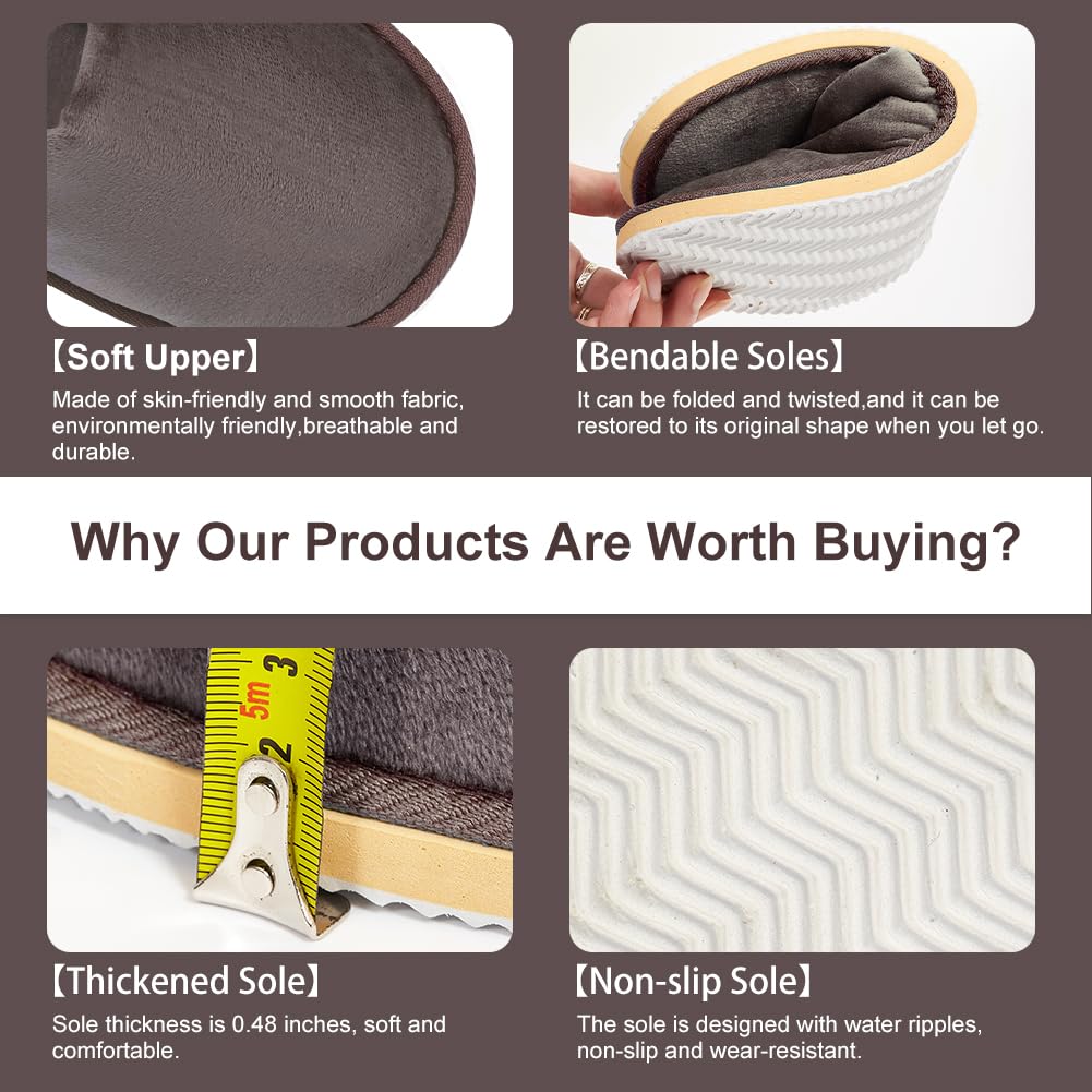 GONG GONG washable slippers image showcases easy-care and reuse.