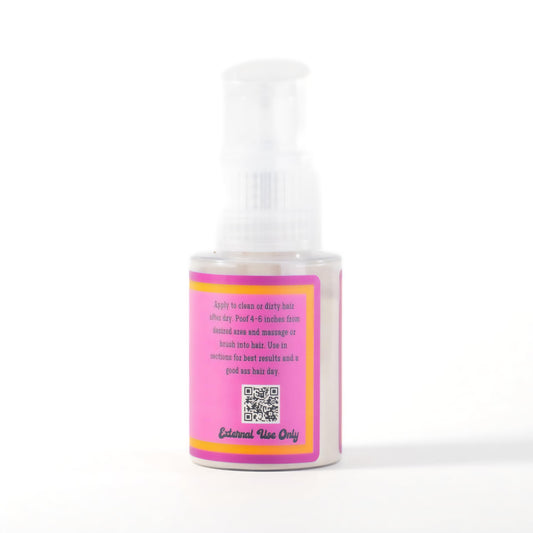 Good Ass Hair Day dry shampoo powder absorbs oil for a quick refresh between washes