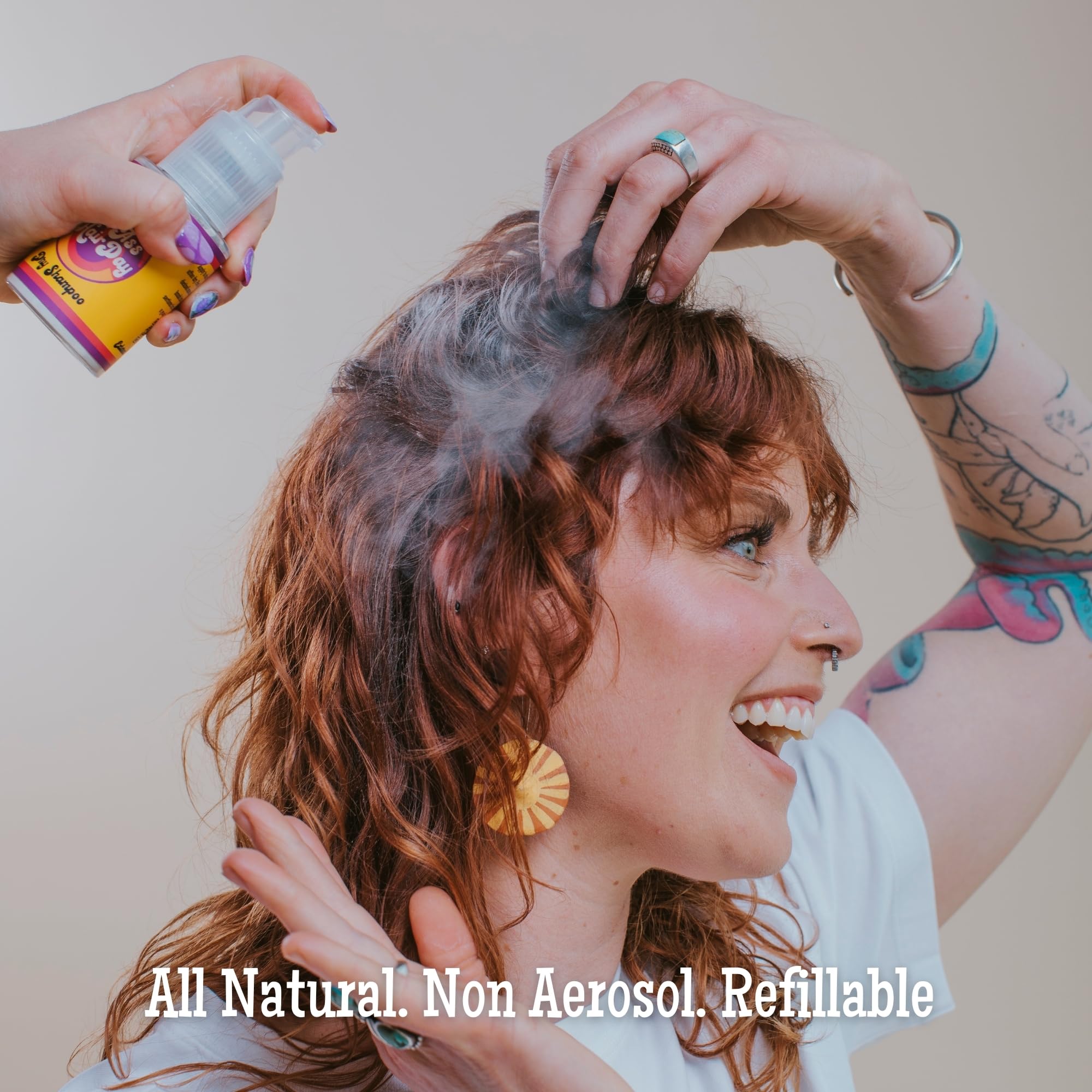 Good Ass Hair Day dry shampoo powder roots application quick refresh