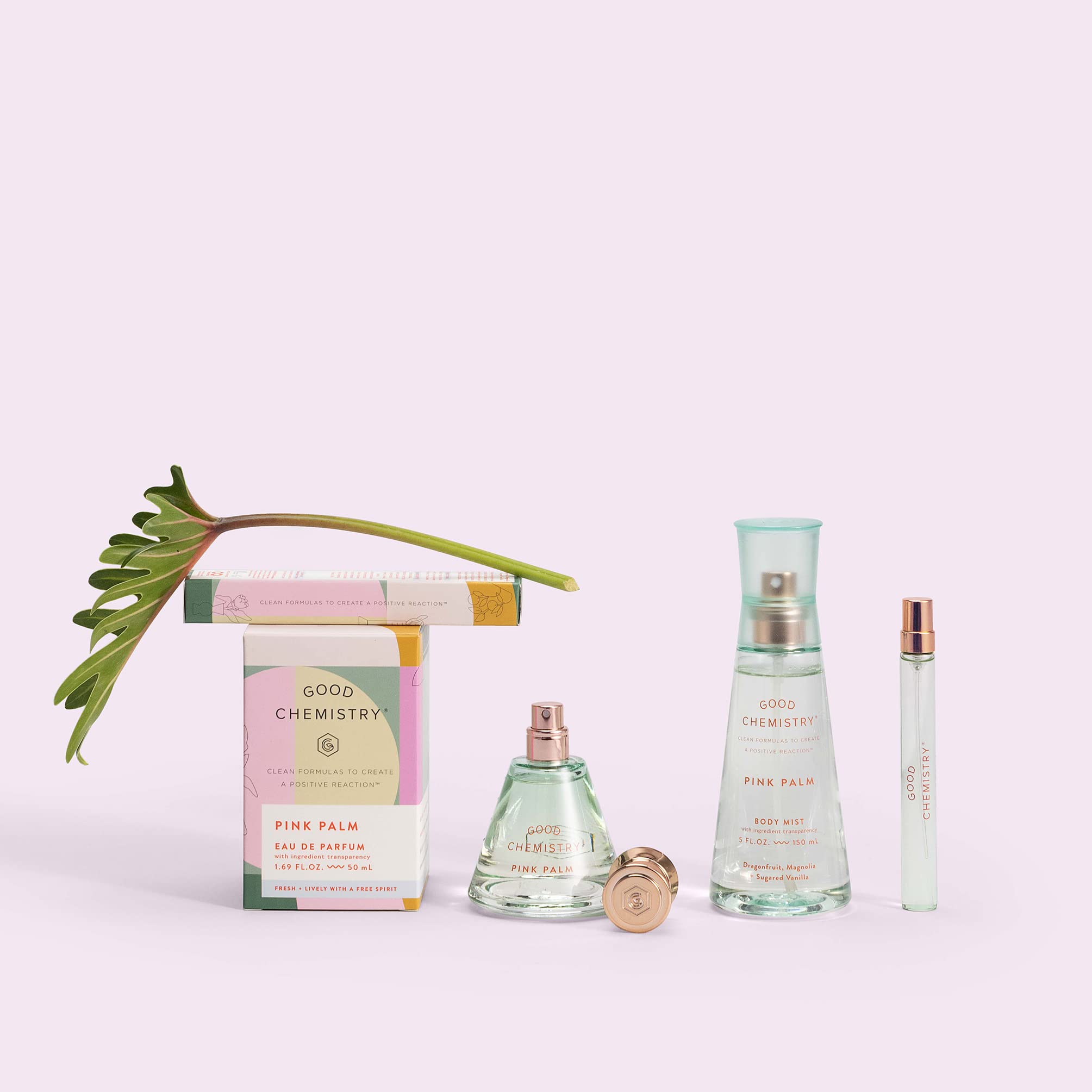 Good Chemistry paraben- and phthalate-free formula supports skin-friendly use.